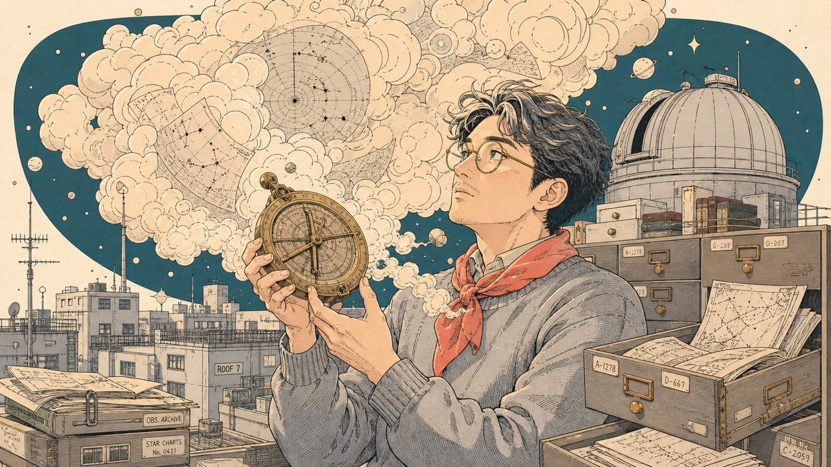 { "style_rules": { "background": "warm cream/aged paper", "linework": "…