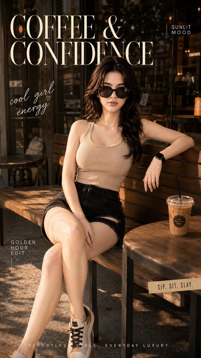 Ultra-realistic IMAX-level Netflix-style cinematic fashion lifestyle po…