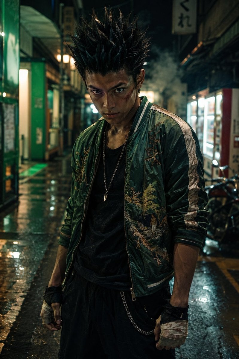 Hyper-realistic cinematic portrait of [Character Name], reimagined as a…