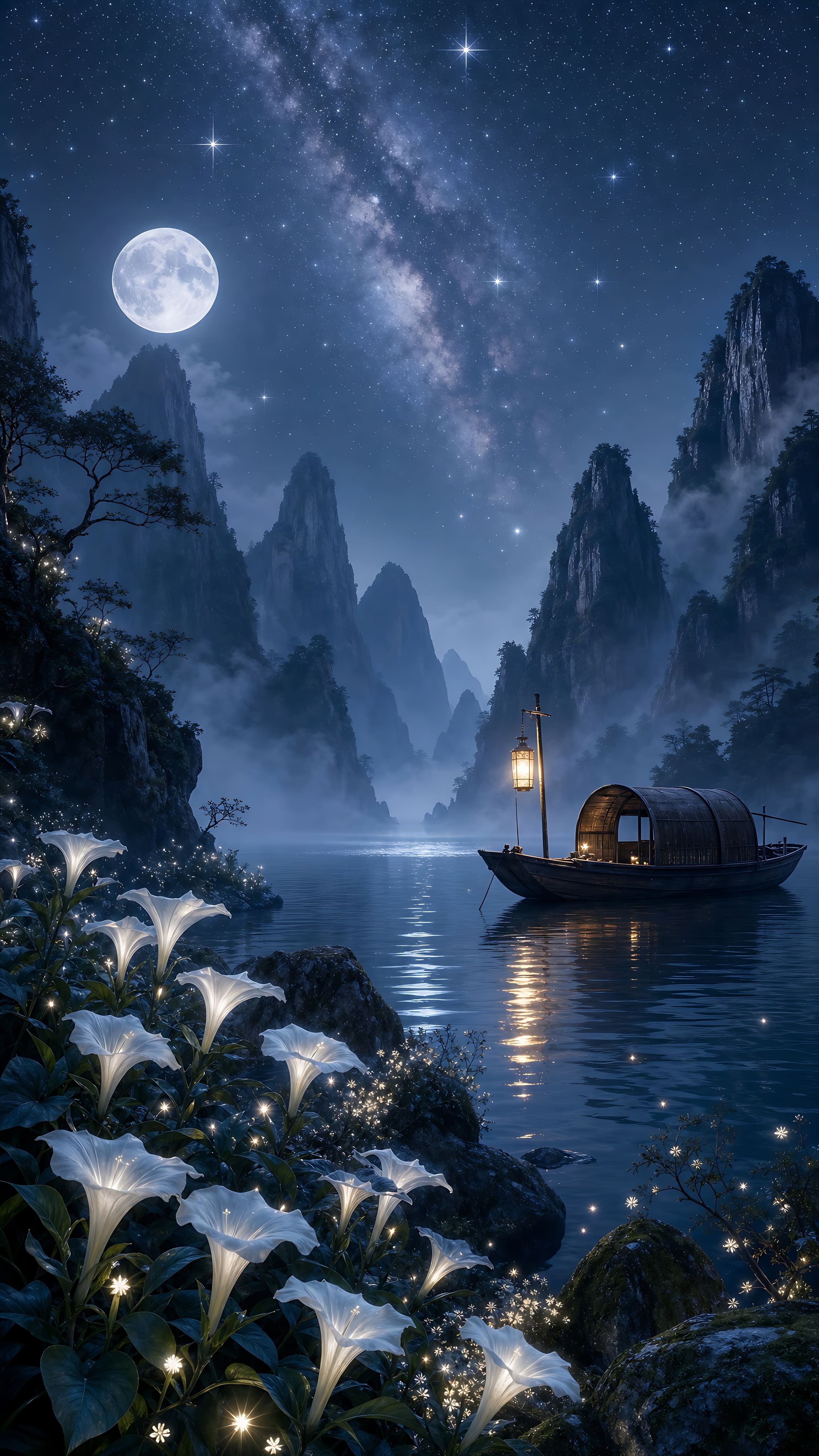 The ethereal lighting and misty mountains… these capture the soul of th…