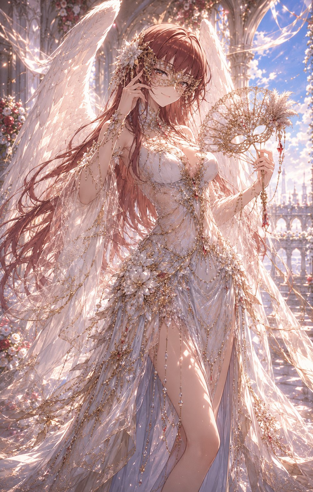 � Summer Masquerade Couture Prompt (Universal Version) Analyze the uplo…