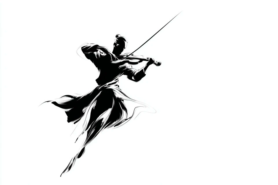 Paint-style outline 💬Prompt: Minimalist paint-style outline of a [subj… 1