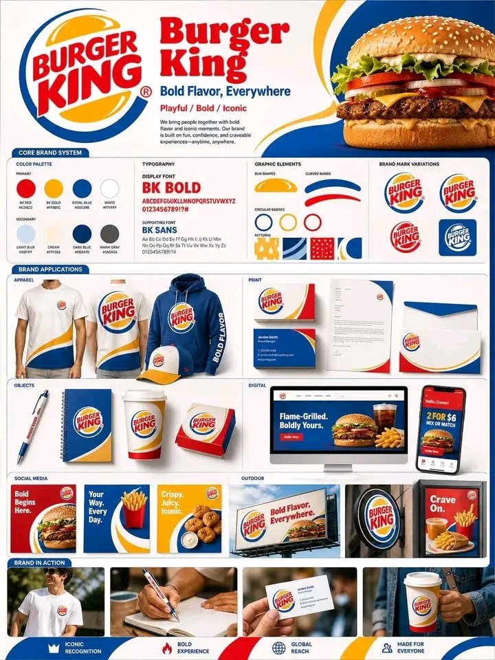 Ultra-premium fast-food brand identity presentation board, professional…