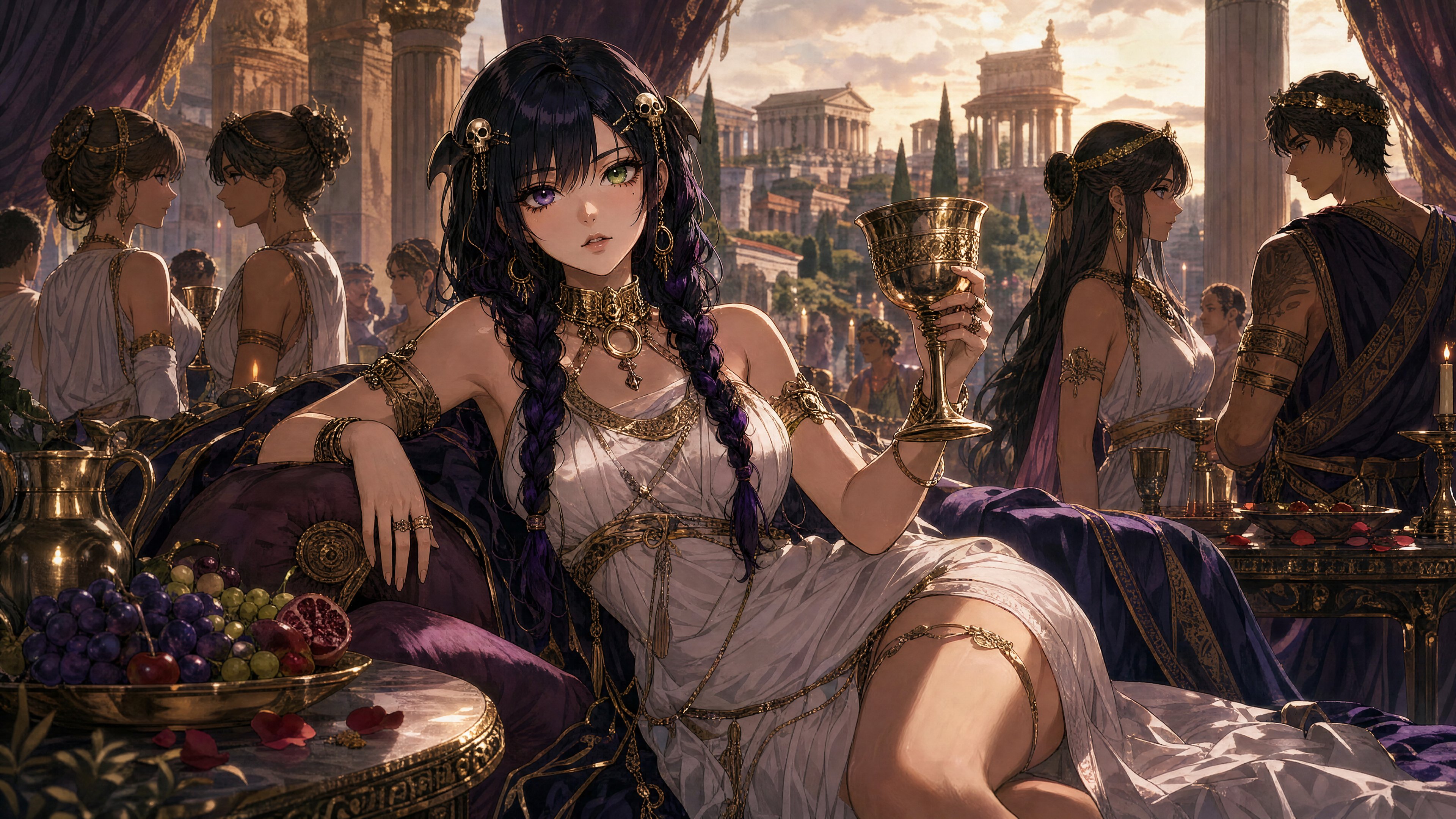 ANCIENT ROME CHARACTER TRANSFORMATION 🏛️⚔️👑💜💚 Today’s Prompt of the…