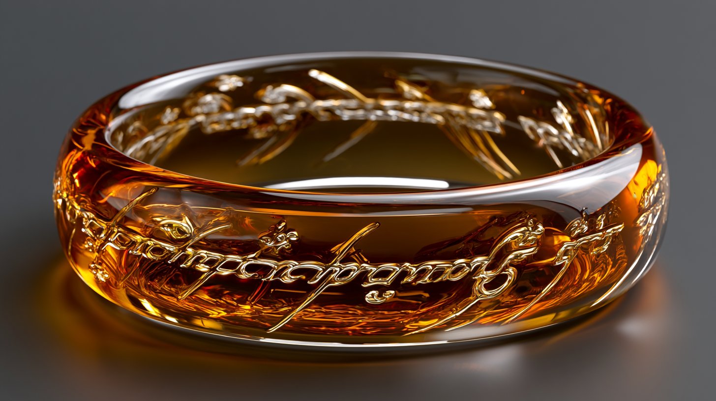 [ICONIC POP CULTURE OBJECT] rendered in transparent glass, 3d rendering…
