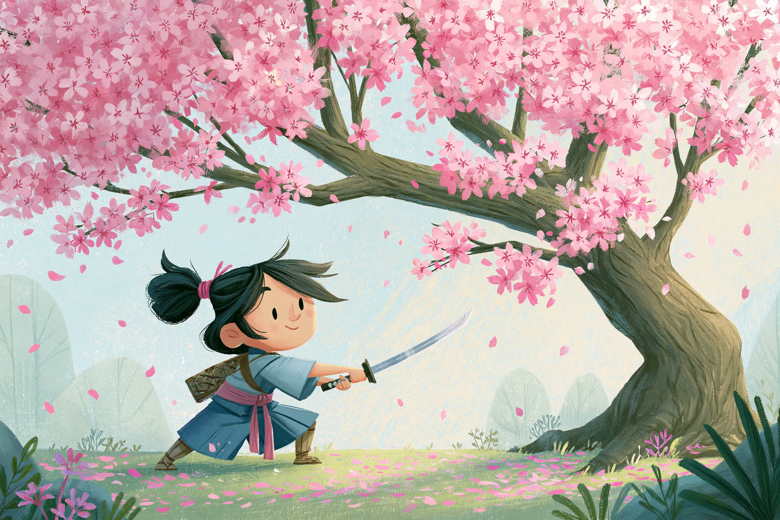Whimsical children’s book illustration of a [subject] [doing something]… 3