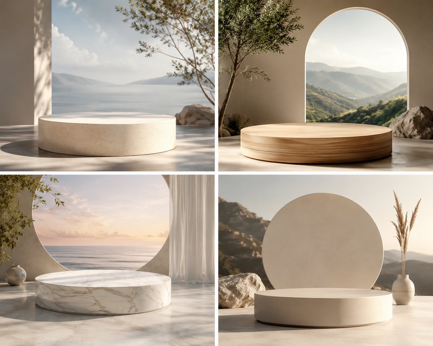 Elevate your space with our stunning podium! Set against the serene bac…