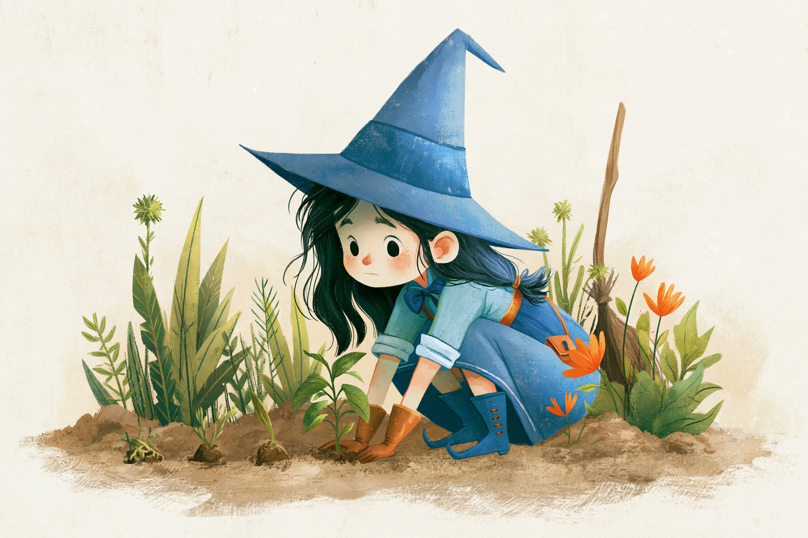 Whimsical children’s book illustration of a [subject] [doing something]… 1