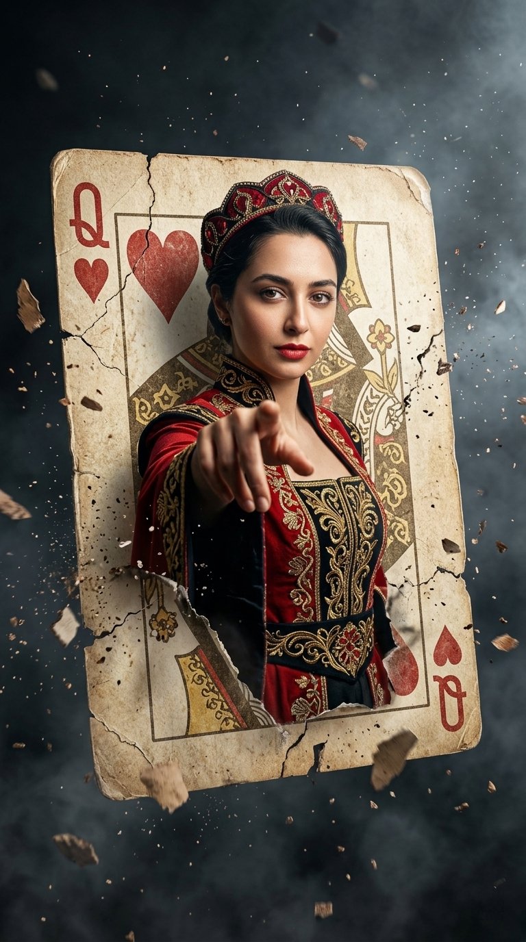 Brilliant prompt! The King of Spades and Queen of Hearts look incredibl… 1