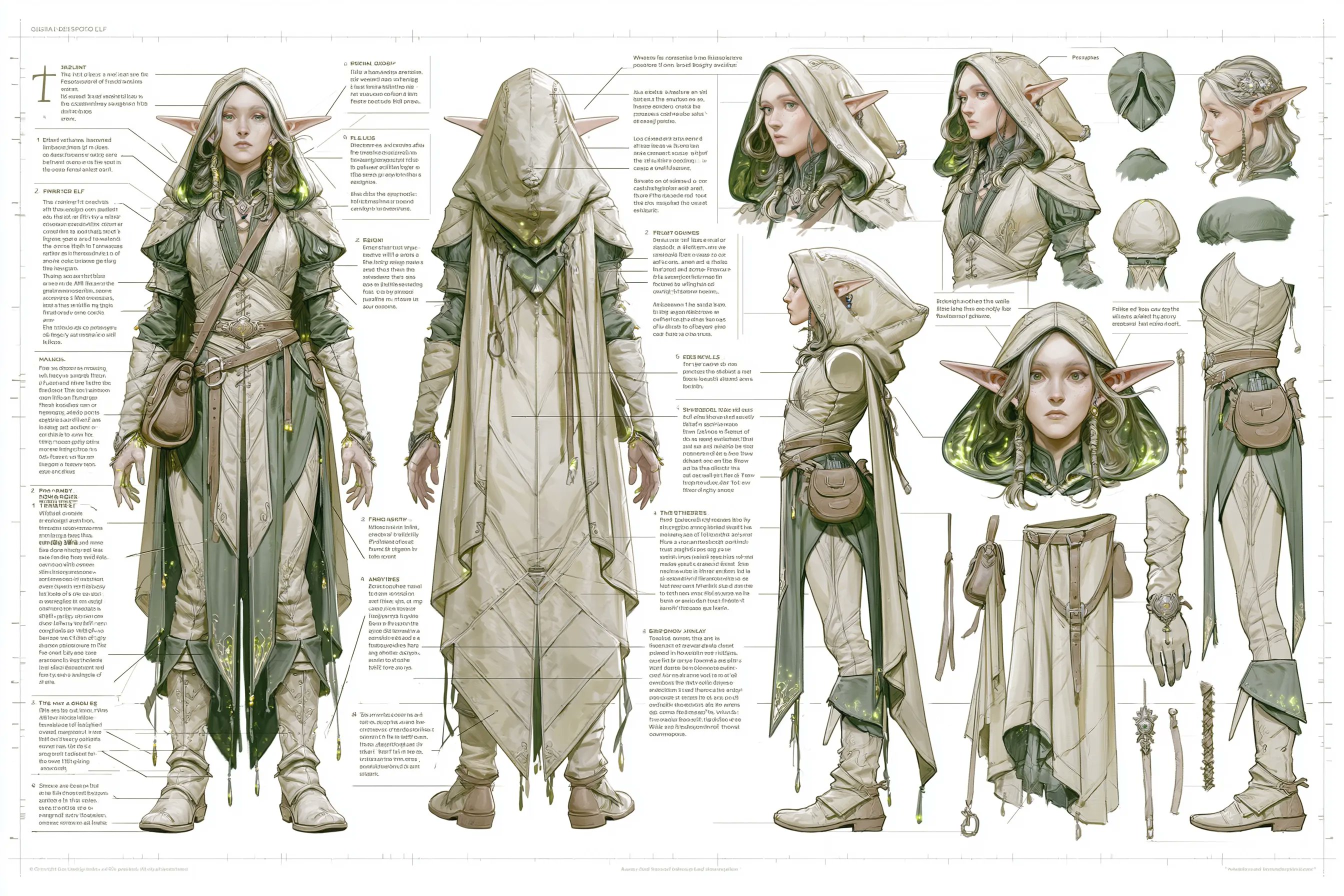 Blueprint Character Sheet 💬Prompt: A character concept sheet of a [cha… 2