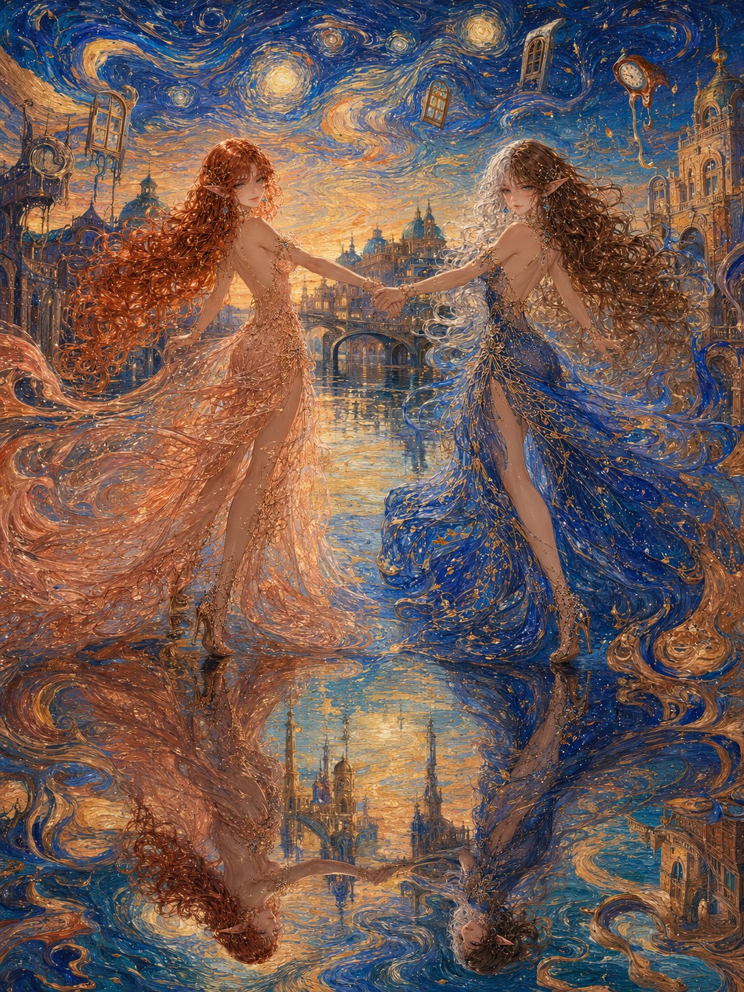 DALI x GOGH DREAMSCAPE Just to make it more clear: it's a prompt that m…