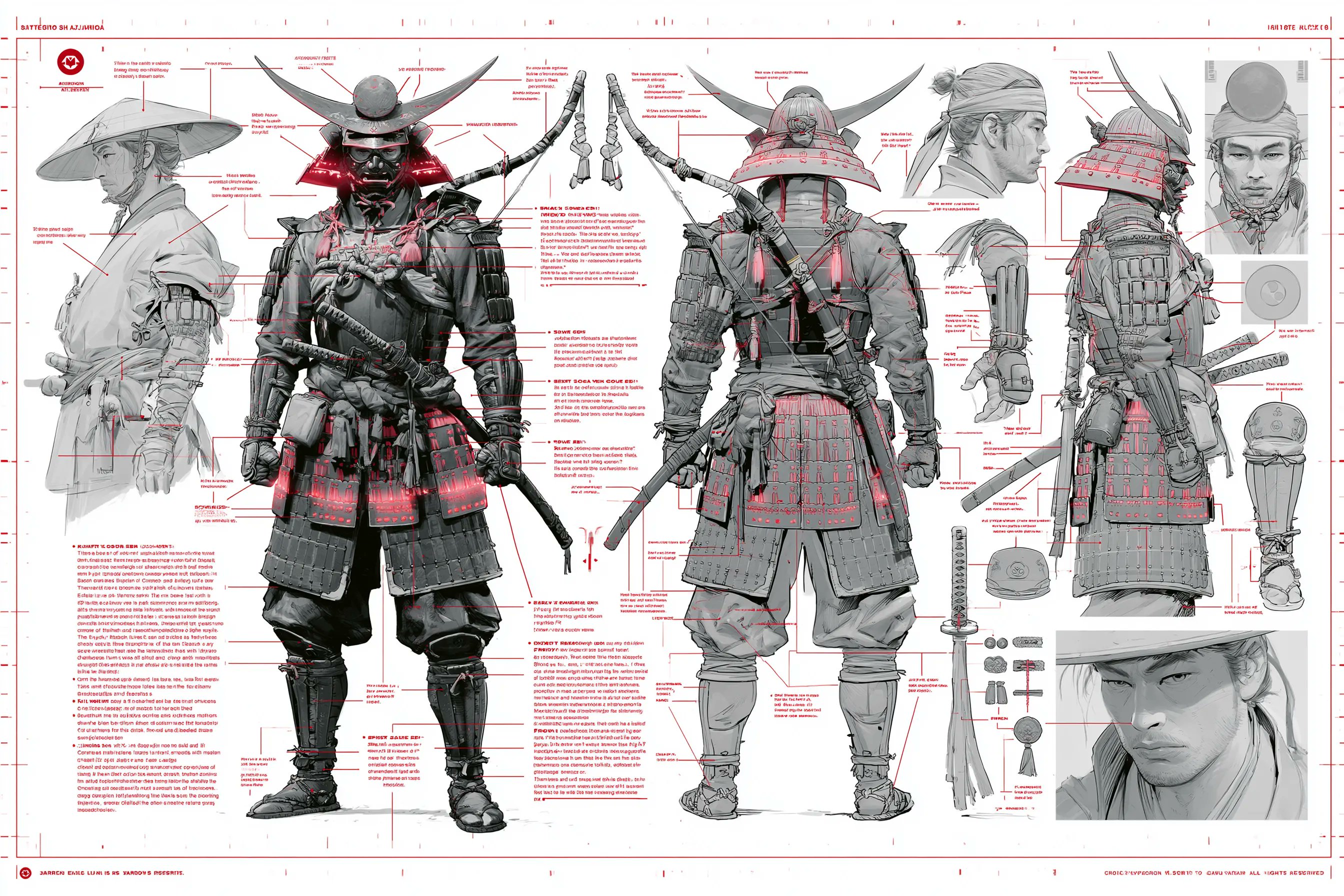 Blueprint Character Sheet 💬Prompt: A character concept sheet of a [cha… 3