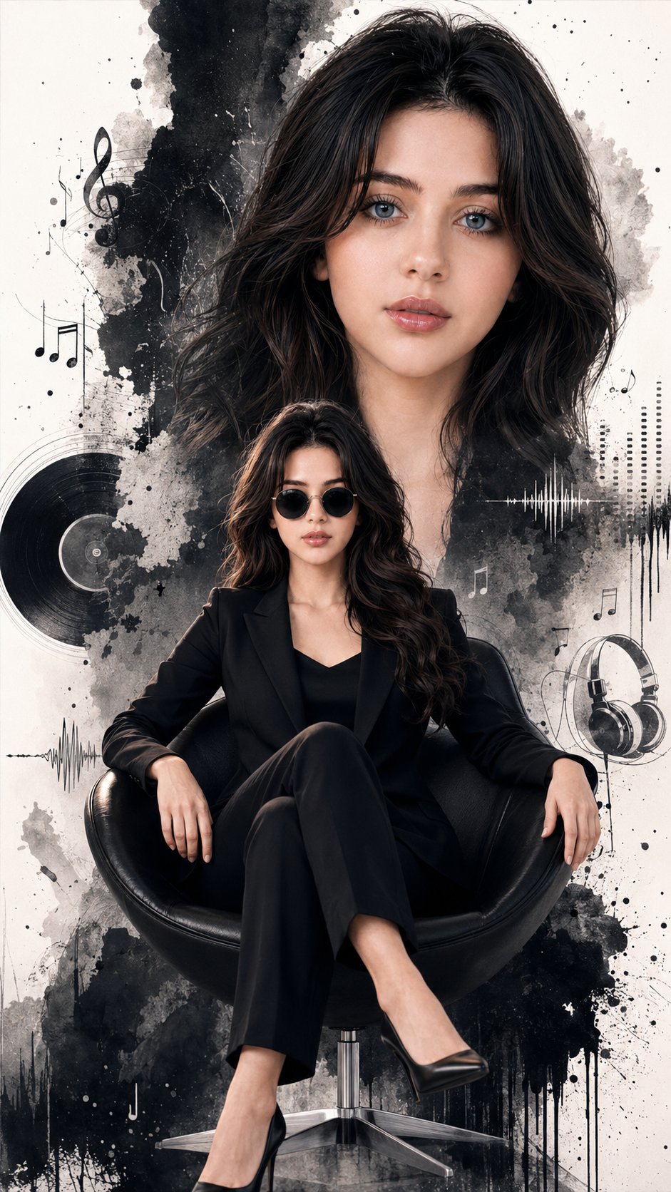 Ultra-realistic IMAX-level Netflix-style cinematic mixed-media fashion …
