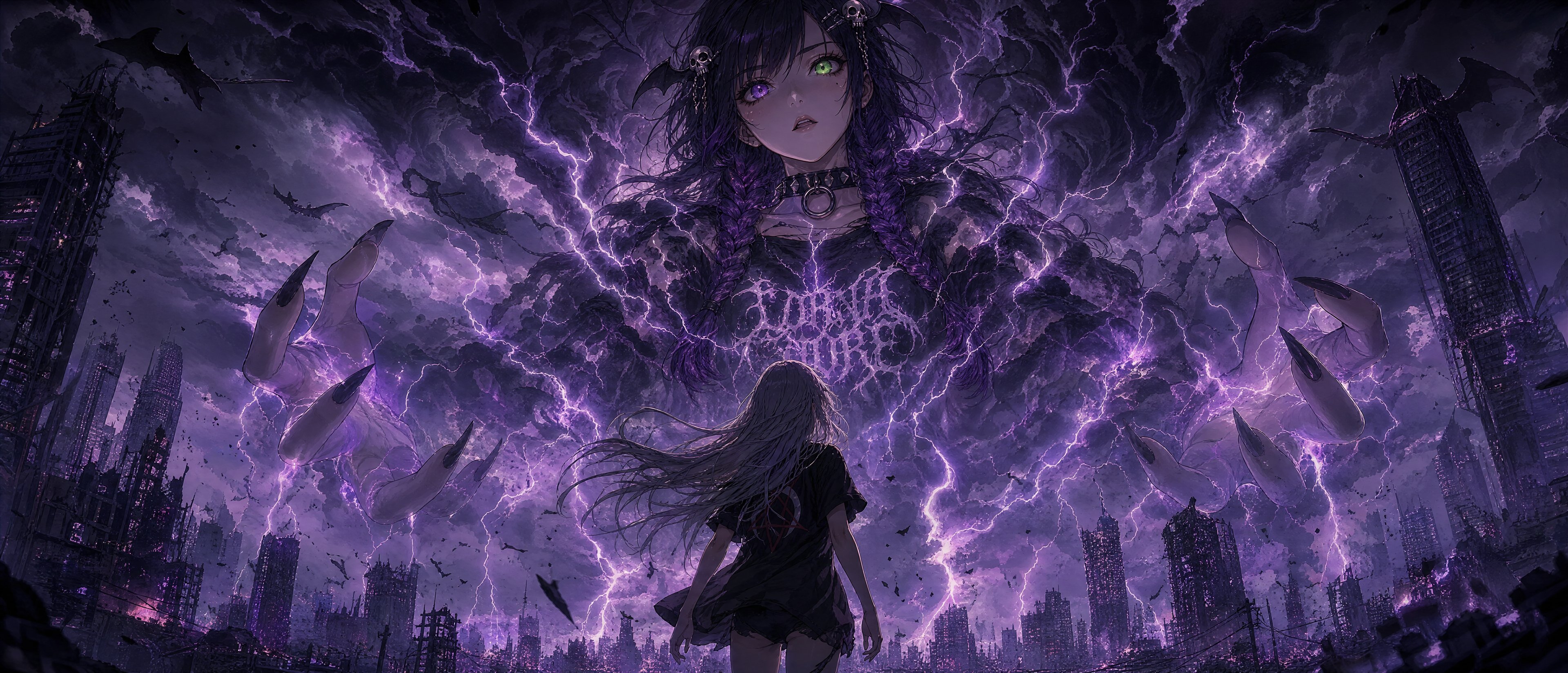 LIVING STORM GOD ⛈️⚡💜💚 Today's prompt was built by @Scottbowman4 Very… 1