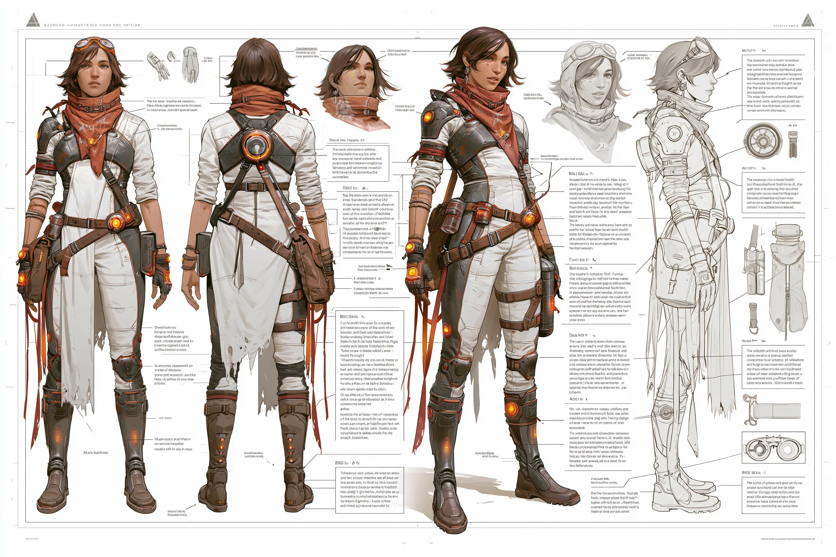 Blueprint Character Sheet 💬Prompt: A character concept sheet of a [cha… 1