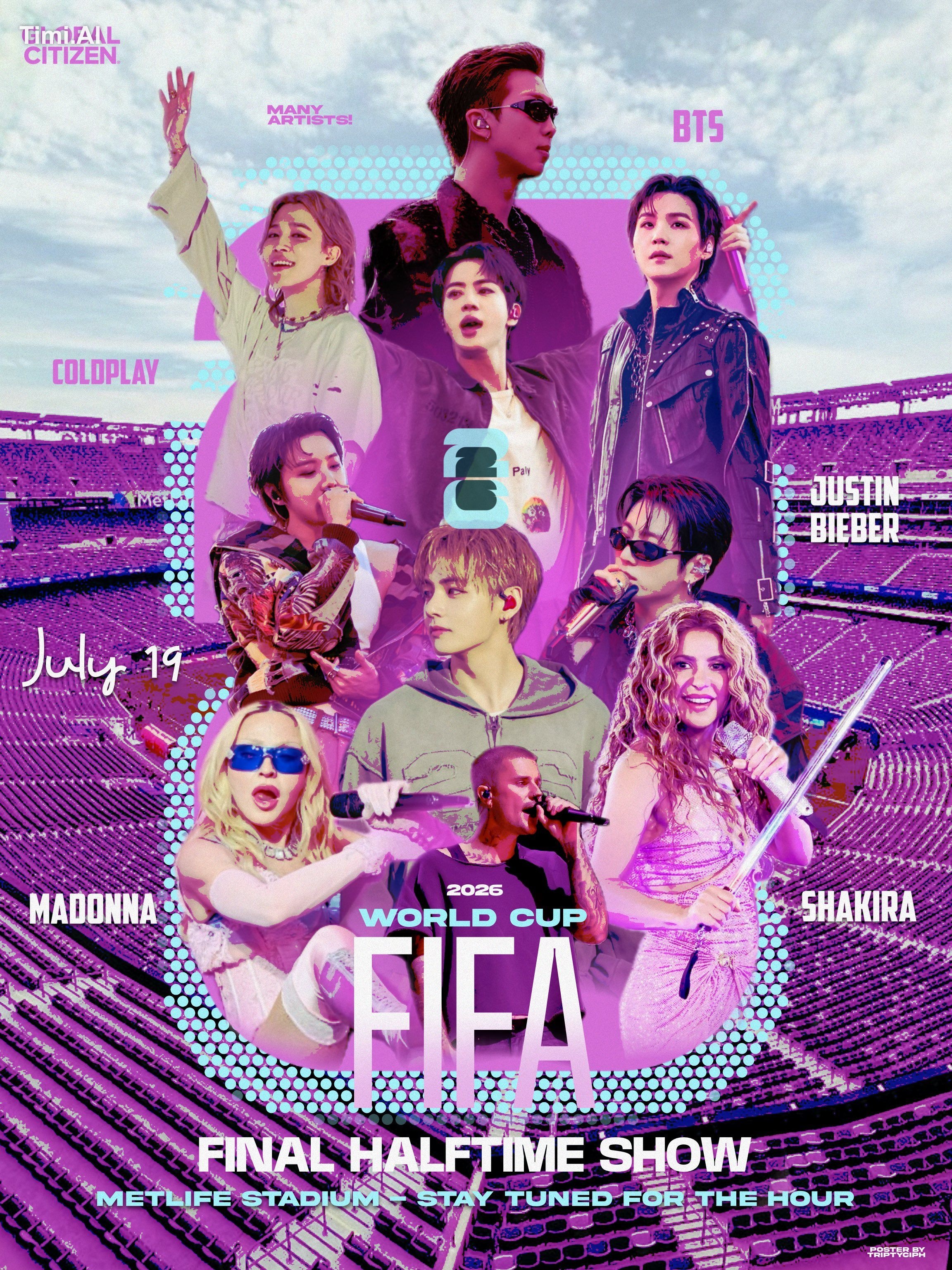 6 days left for the first ever World Cup final halftime show FIFA WORLD…