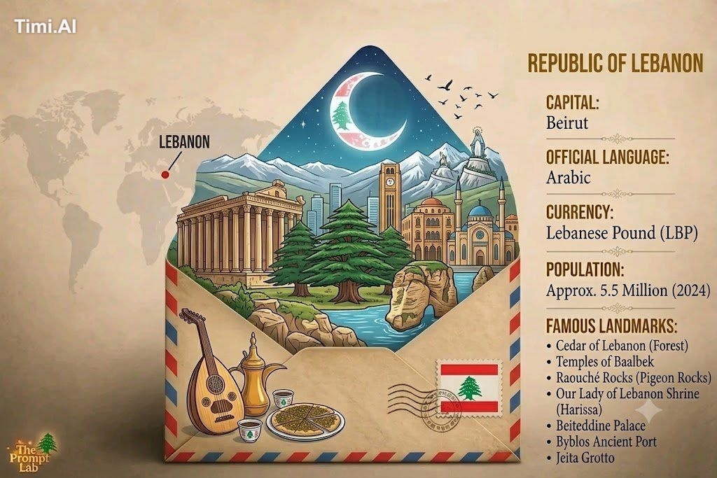 Create a vintage travel infographic illustration of [COUNTRY] featuring…
