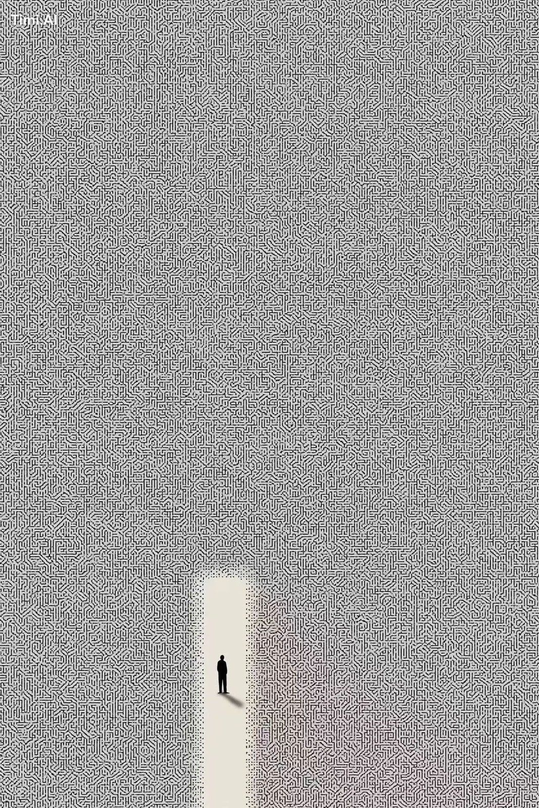 A minimalist digital illustration with a subtle canvas texture. The maj…
