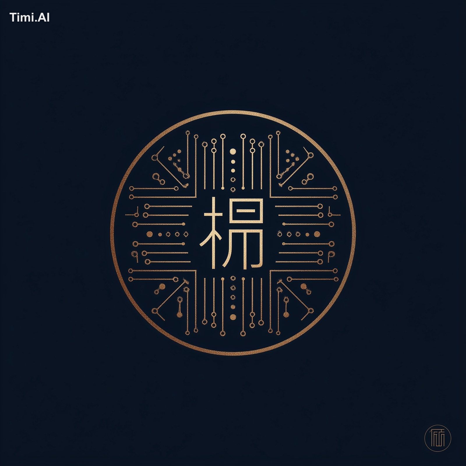 A professional logo design featuring the stylized Chinese character "宅"…
