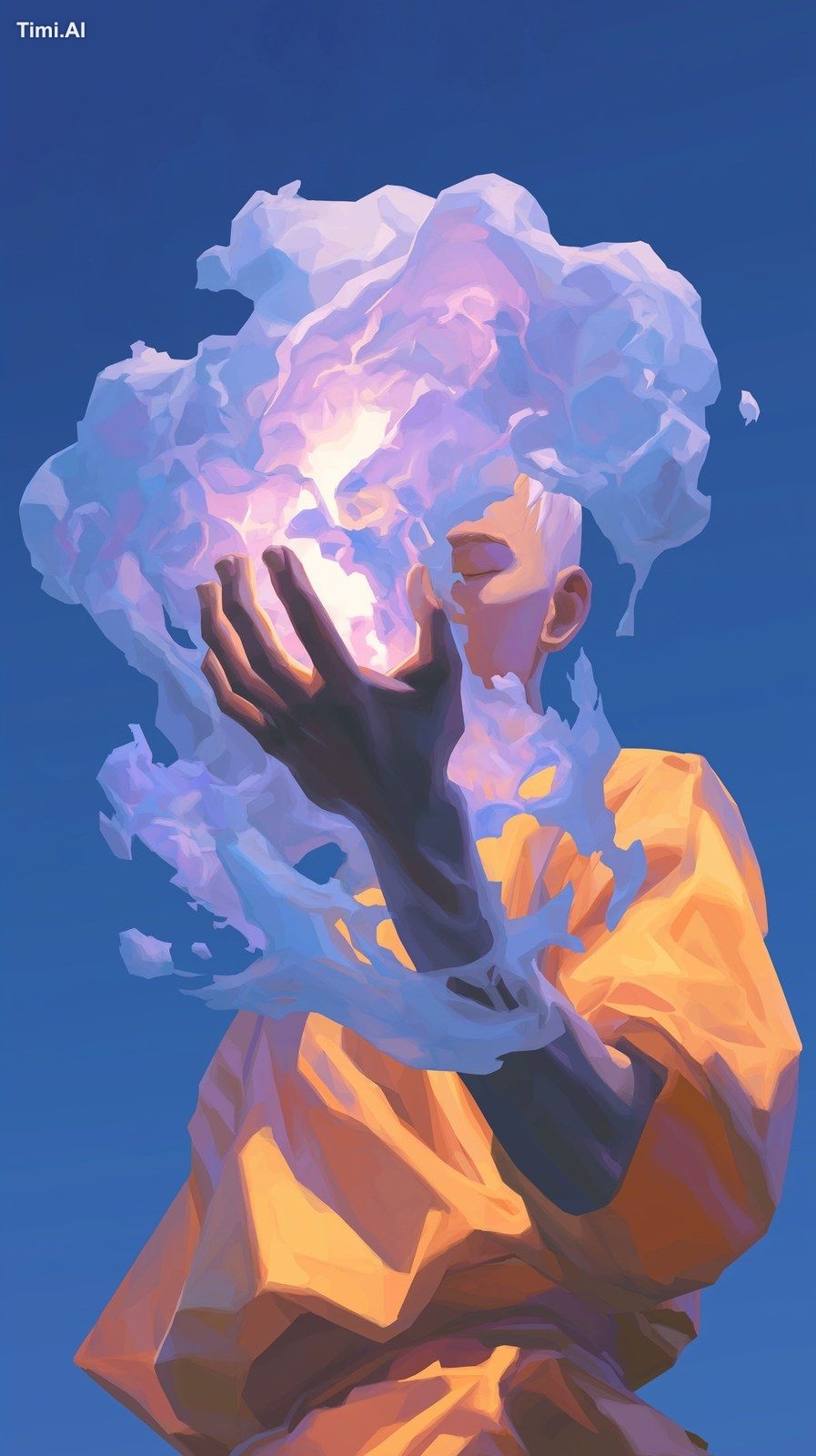 wizard, elemental magic of earth, water, air, fire --ar 9:16 --profile …
