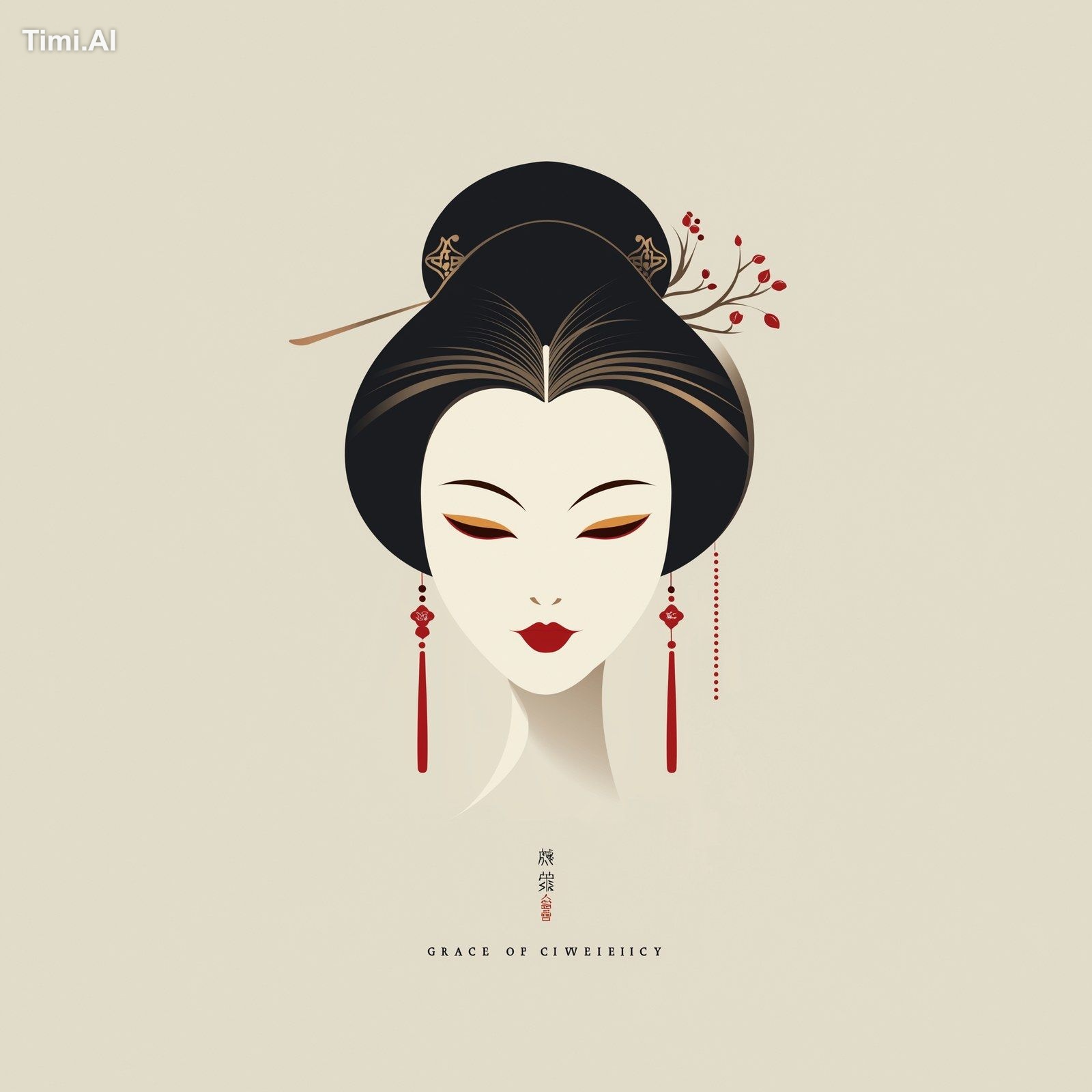 Classical Chinese Beauty in Traditional Attire Design Theme: "Grace of …
