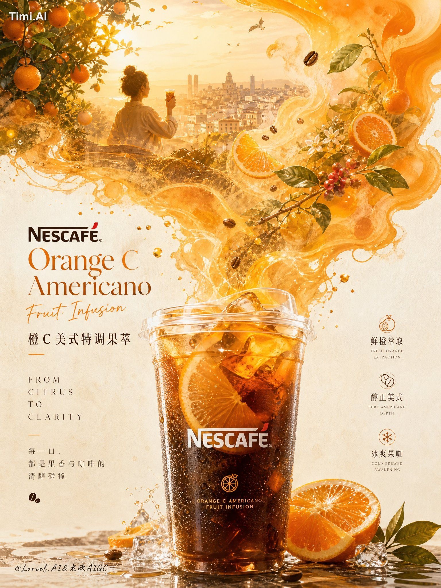 generic menu poster, unreadable COSTA logo, cartoon drink, fake liquid,… 2
