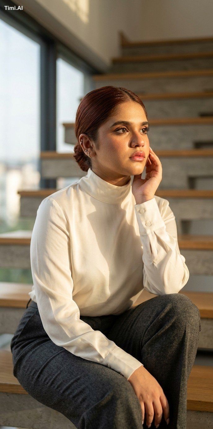 Gazing into the distance, embracing a moment of calm. **Gemini Prompt**… 1