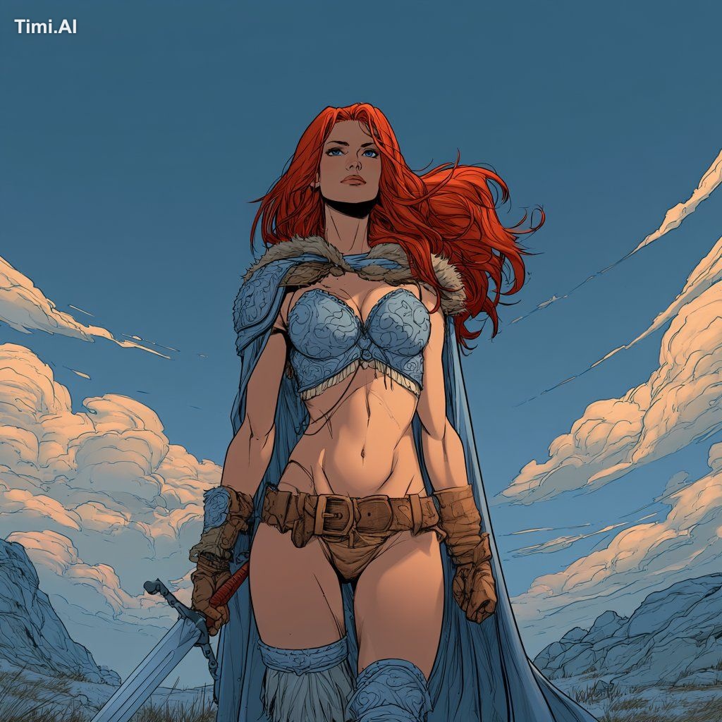 A premium comic-inspired illustration style that blends clean digital l…