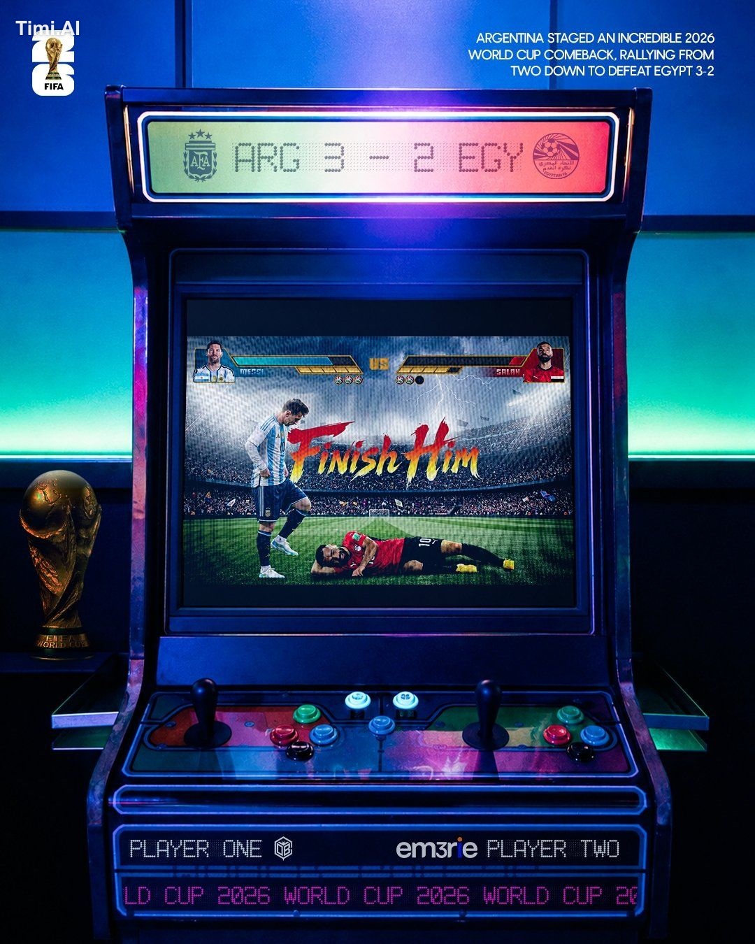 Achievement Unlocked: Reverse Sweep Arcade-Inspired round of 16 poster … 1