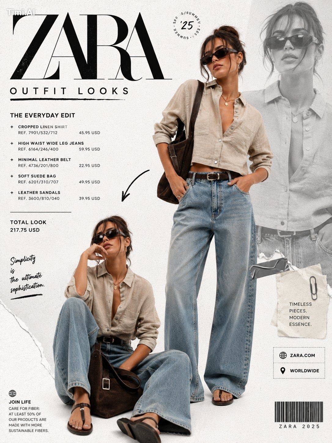 You are an elite fashion campaign poster designer AI specialized in tre… 1