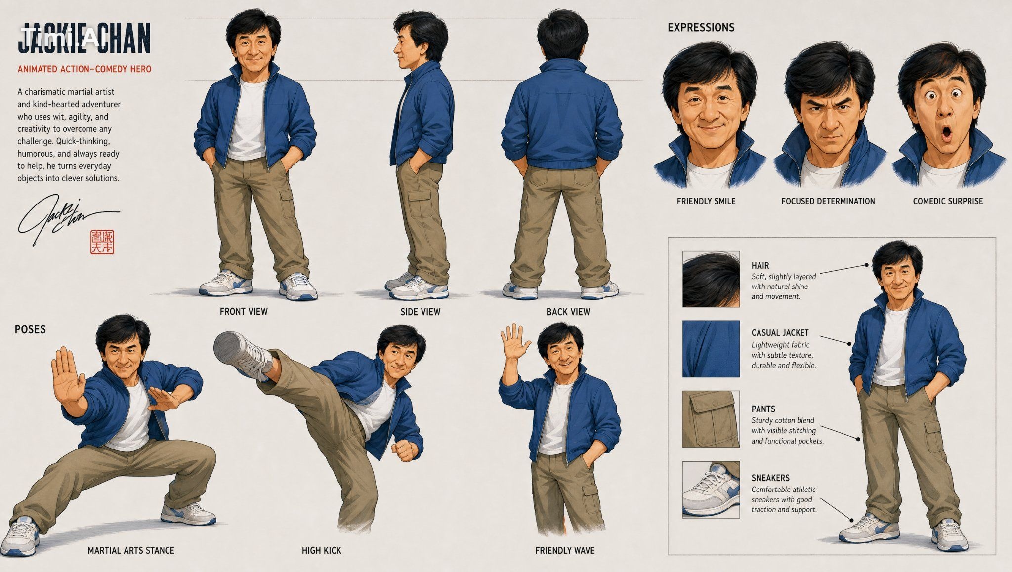 CHARACTER: [CHARACTER NAME] Create ONE professional animation character… 3