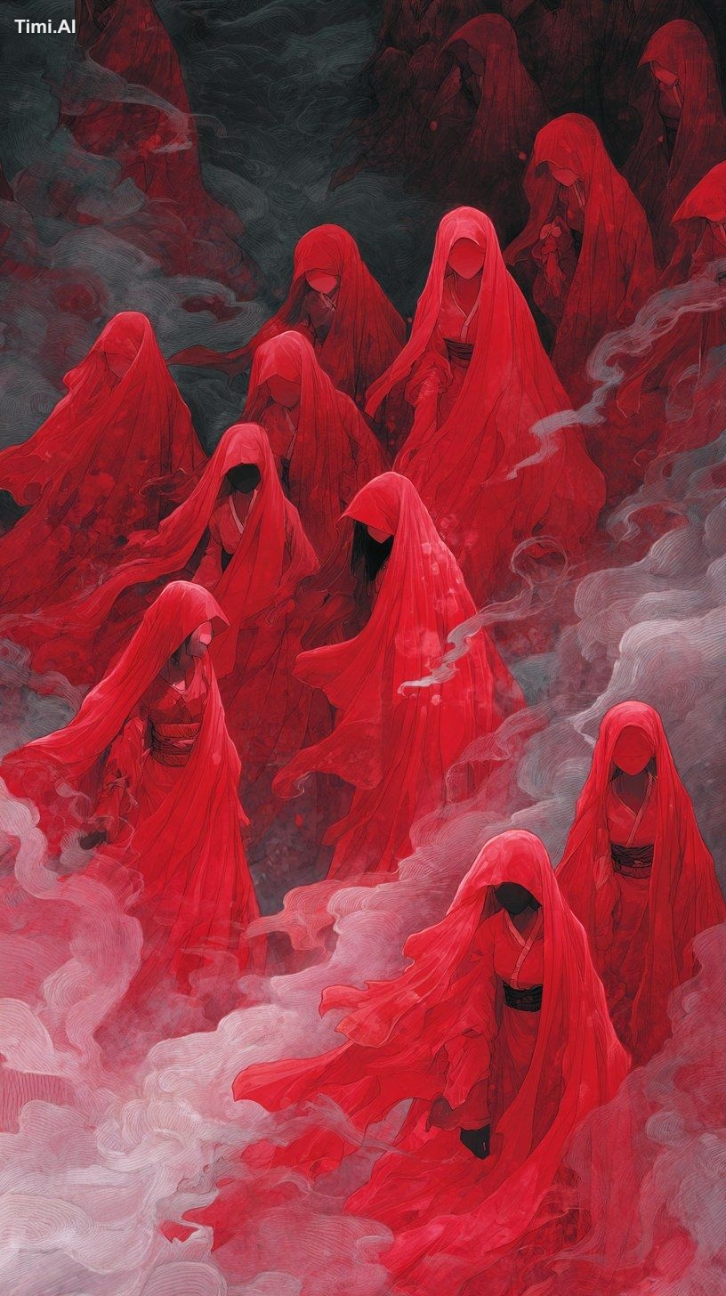 The story is set in Liaozhai, featuring ghost marriages. Many brides, d…