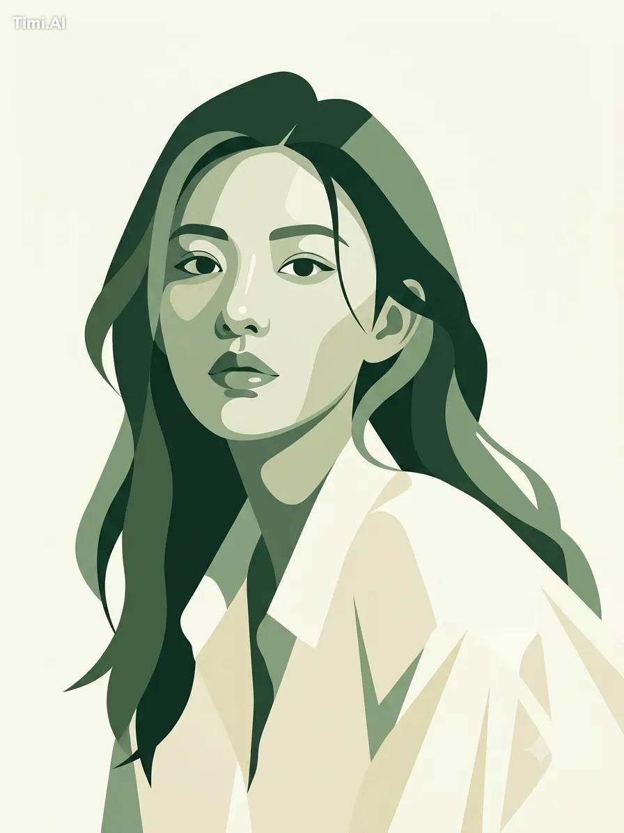 High-end modern art magazine cover style illustration. Use the uploaded…