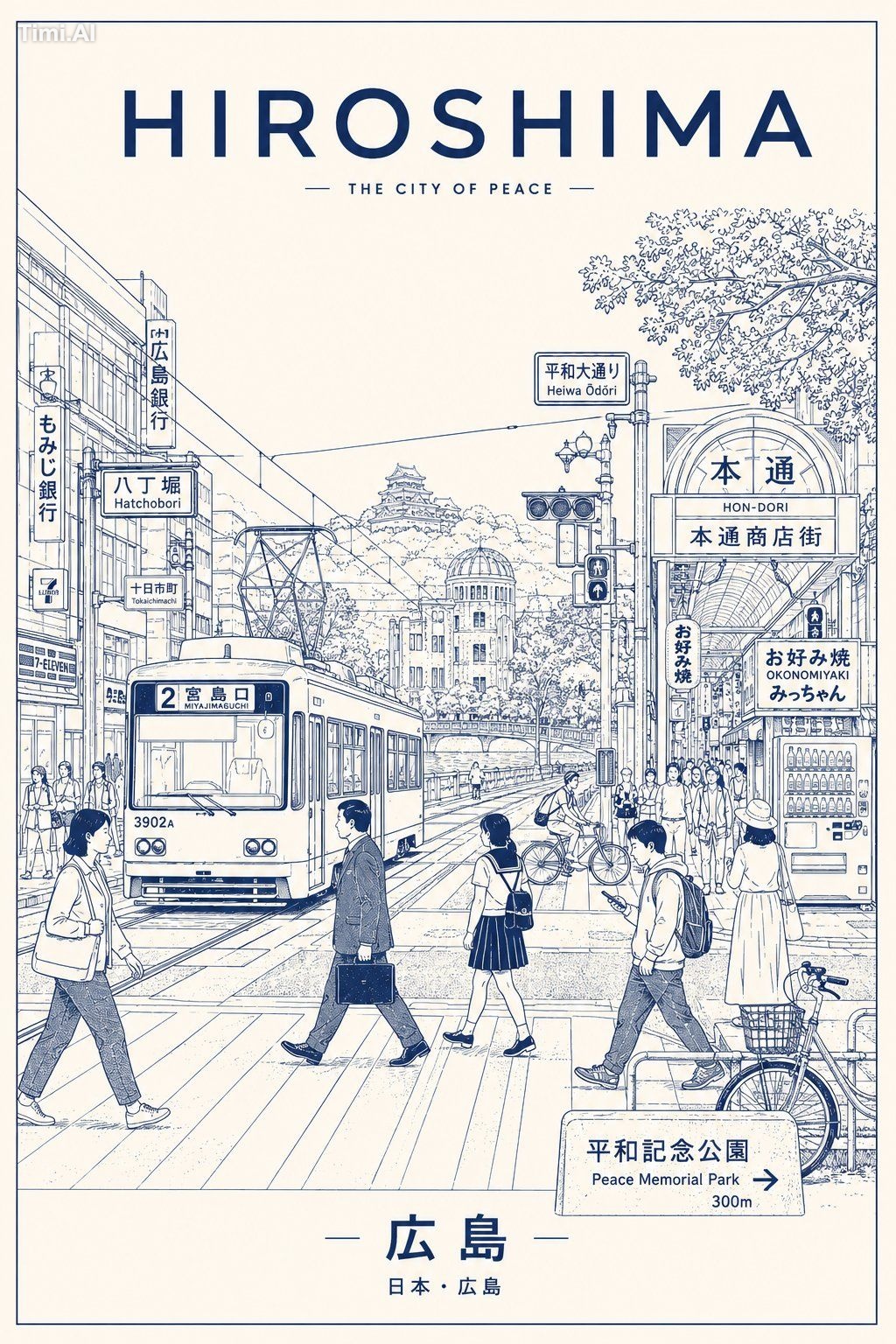 Create a minimalist ultra-high-resolution travel poster in line-art sty…