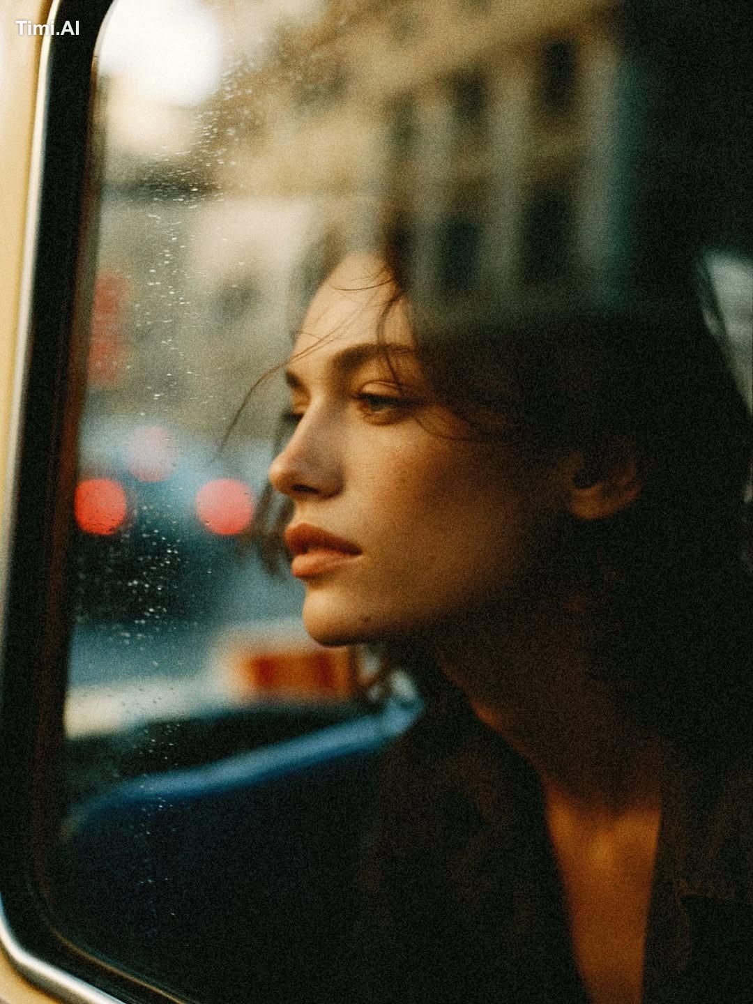 Create a cinematic 35mm analog film photo series featuring the same you… 3