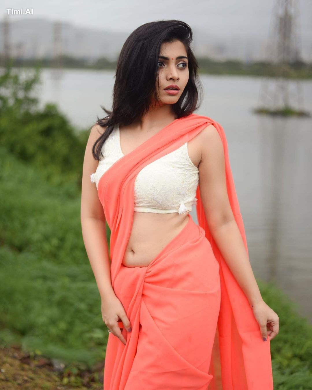 A stunning young Indian woman in her mid-20s, ultra-photorealistic 8K R… 1