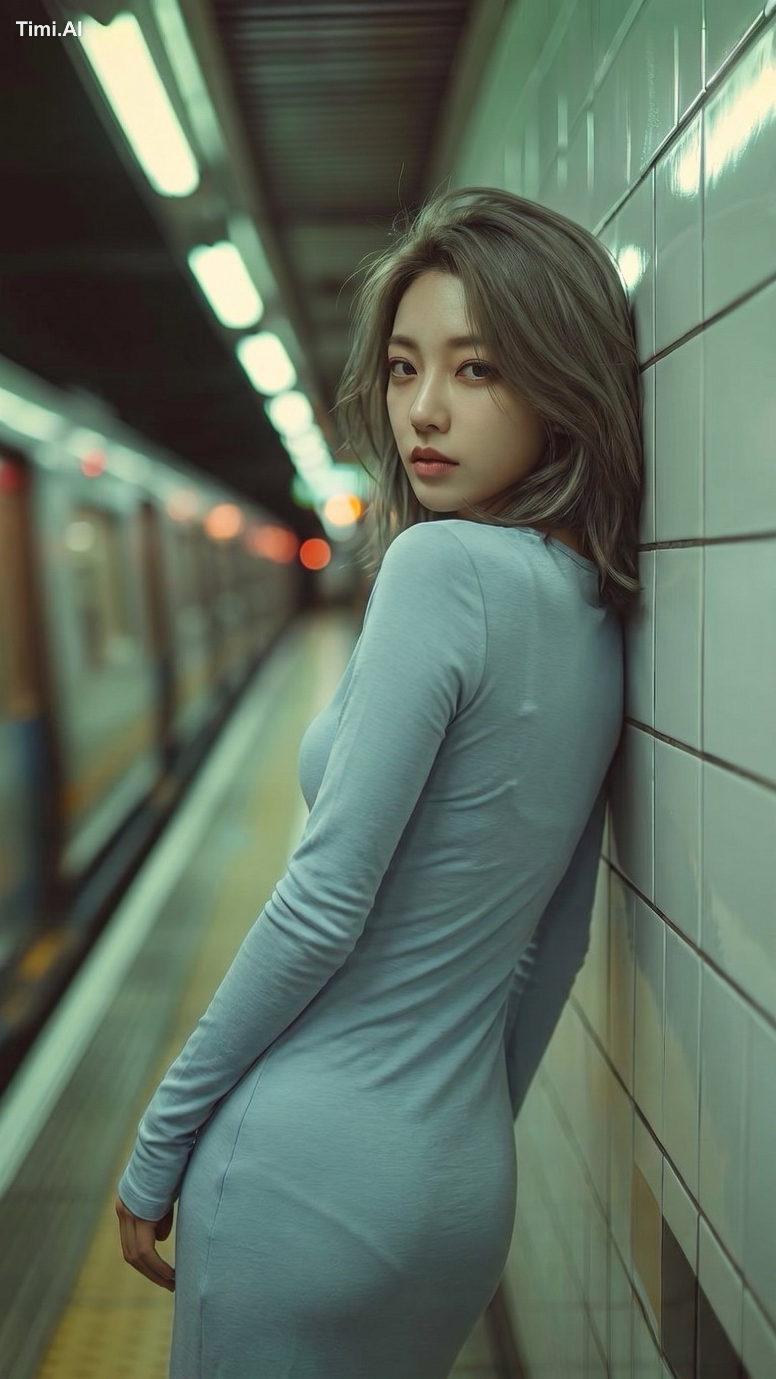 Create a realistic vertical 9:16 photographed portrait. Subject and act…