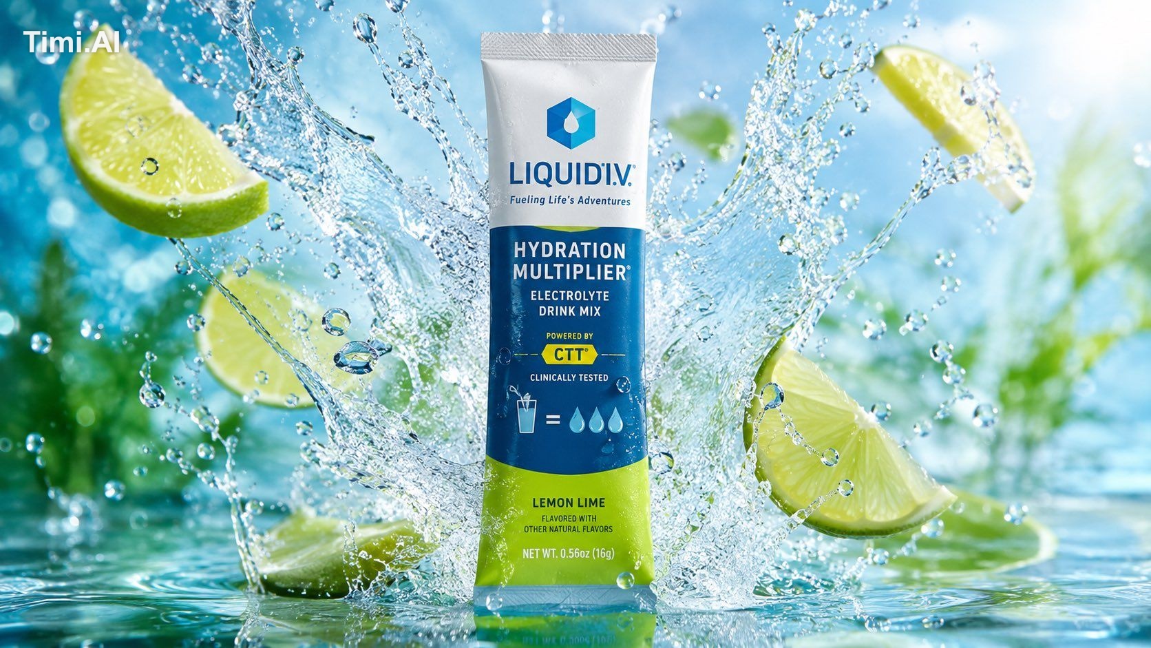 Upload a clear product image first. Create a premium 16:9 commercial ad…