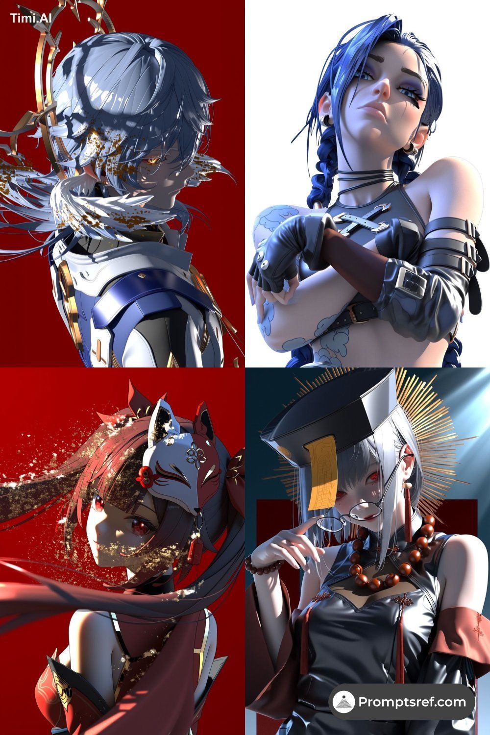 * **Basic Description**: 3D render, blind box style, C4D, Blender, Octa…