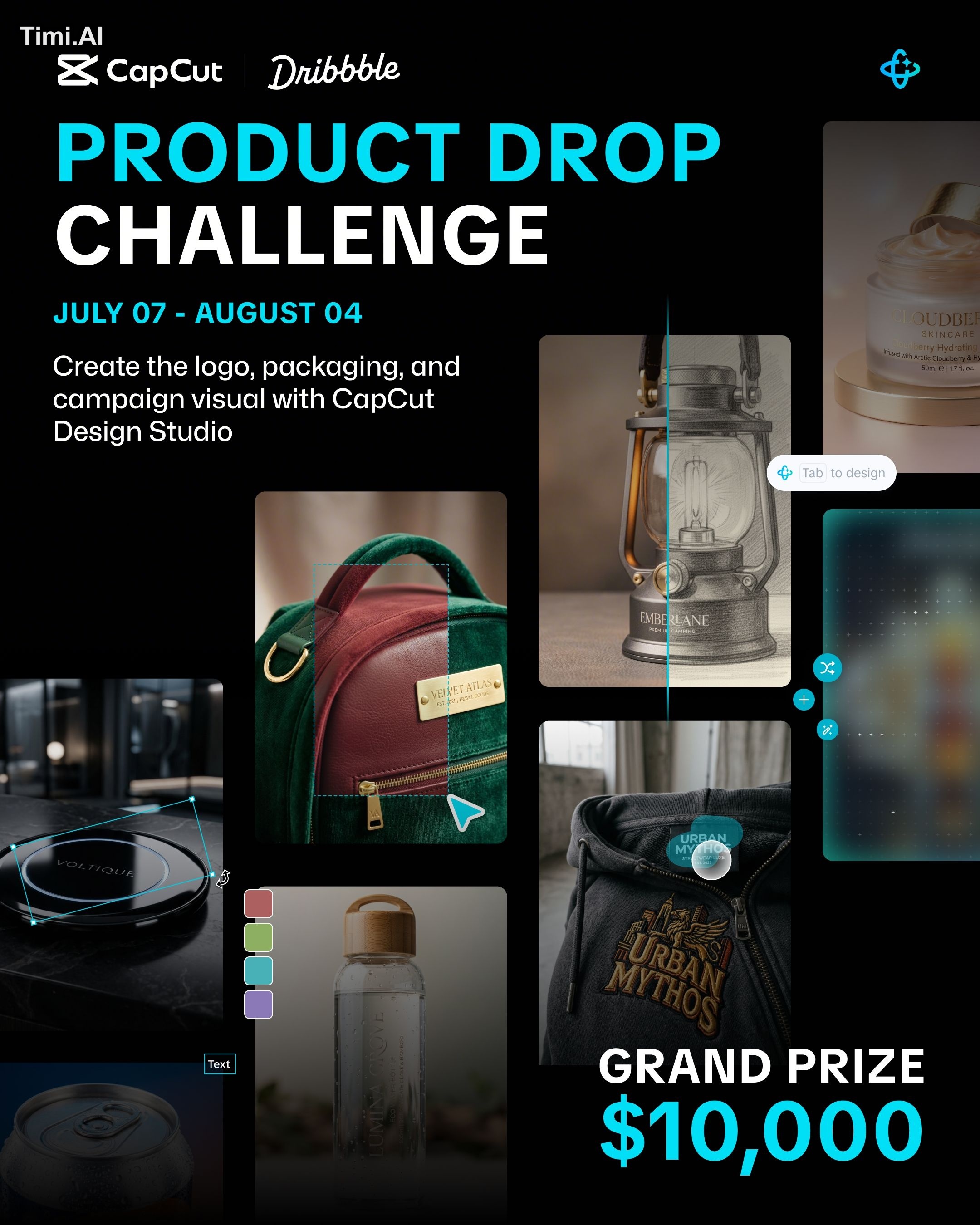 📌 How to Enter: Sign up for a free Dribbble account Open CapCut Design…