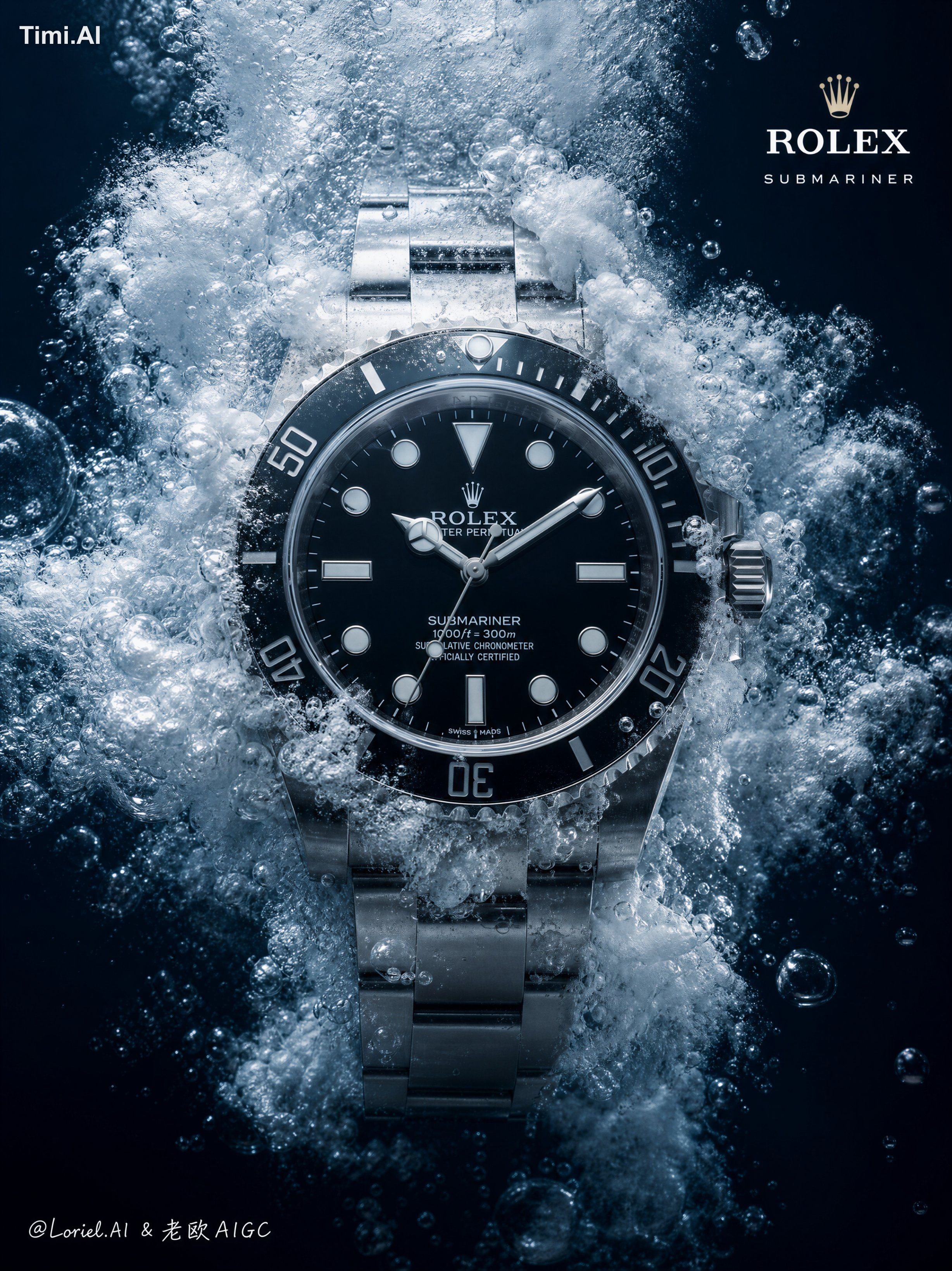 perfectly clean isolated watch, fully unobstructed dial, random soda fi…