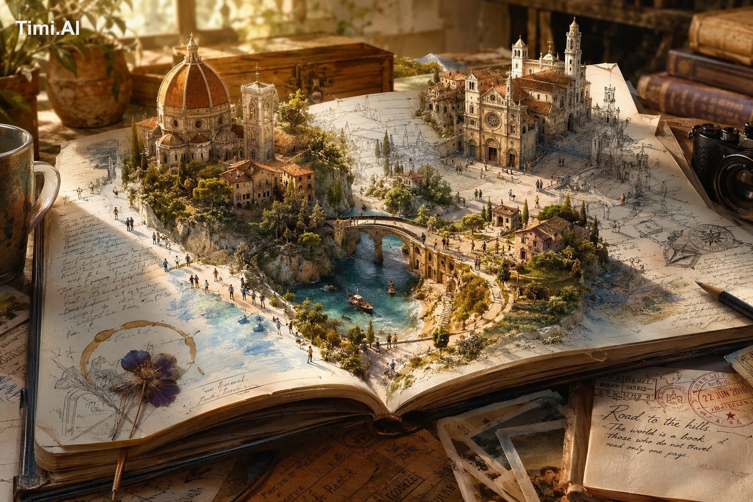 Create a hyper-realistic premium travel-art campaign titled: "A COUNTRY… 3