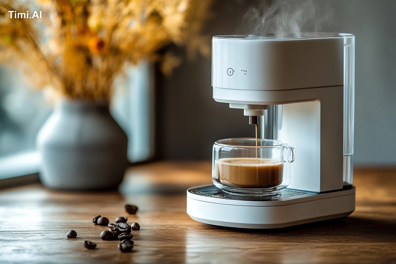 Product photography beauty picture , Simple ultimate style coffee maker… 3