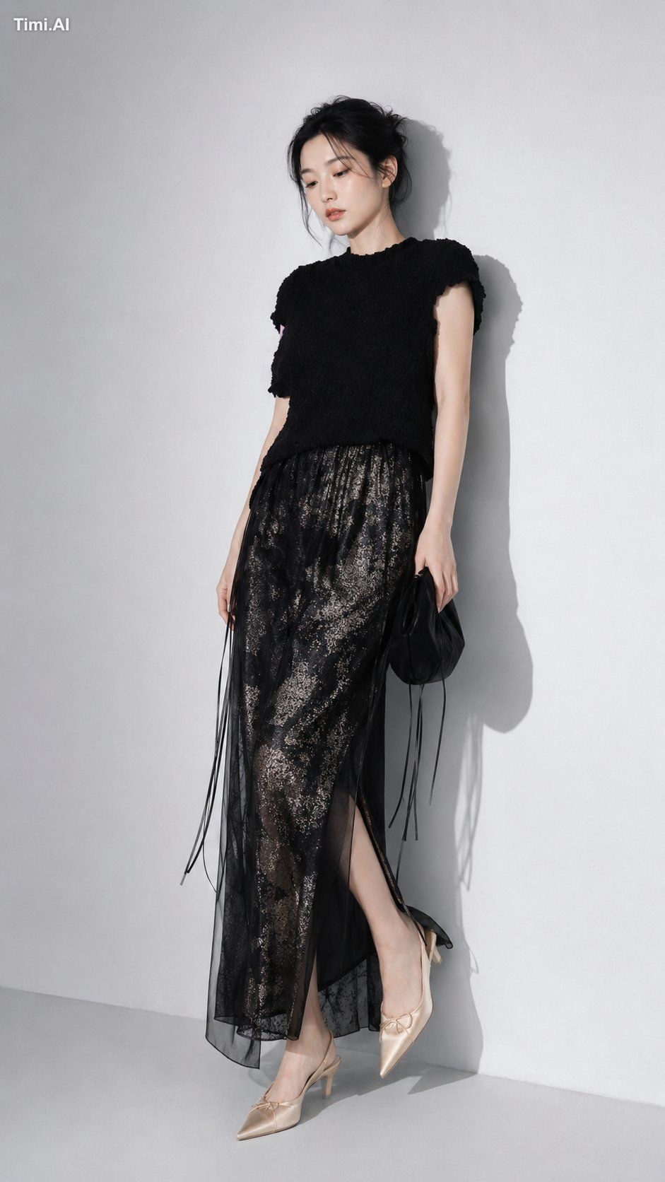 Create a realistic full-body studio fashion editorial portrait of an ad… 2