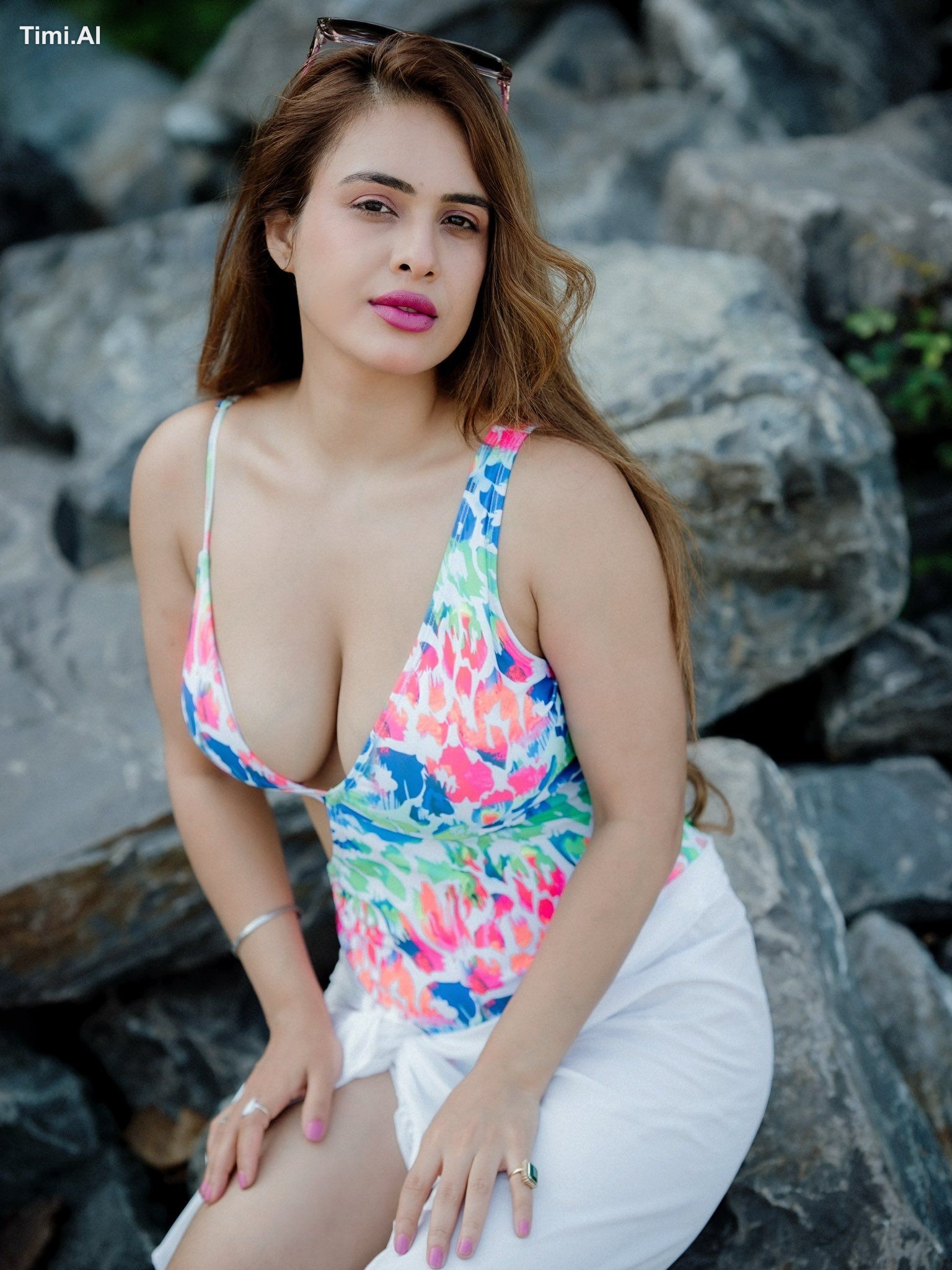 A stunning ultra-photorealistic portrait of a beautiful young Indian wo… 1