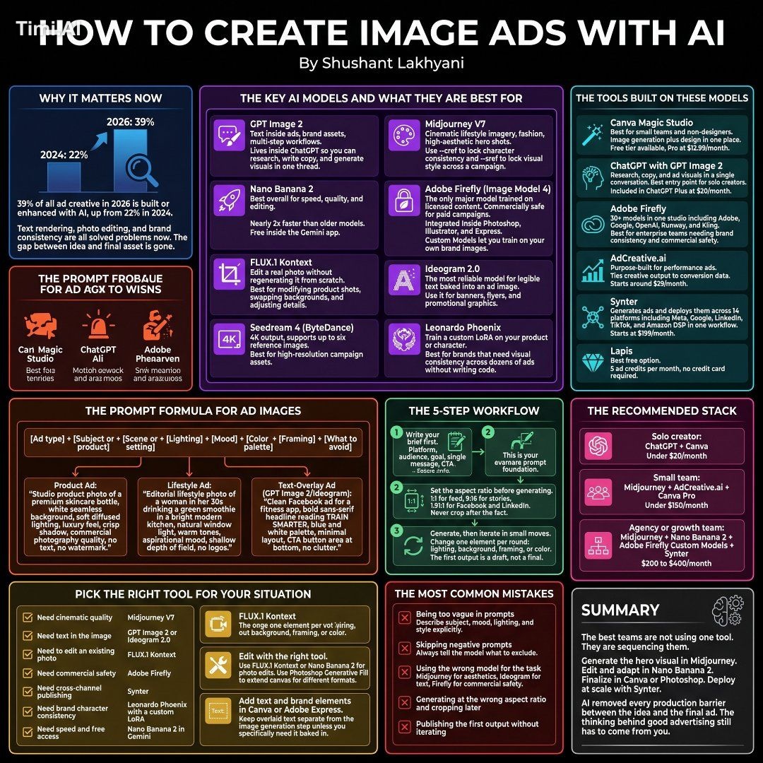 Stop wasting hours designing ad creatives from scratch. AI can now crea…