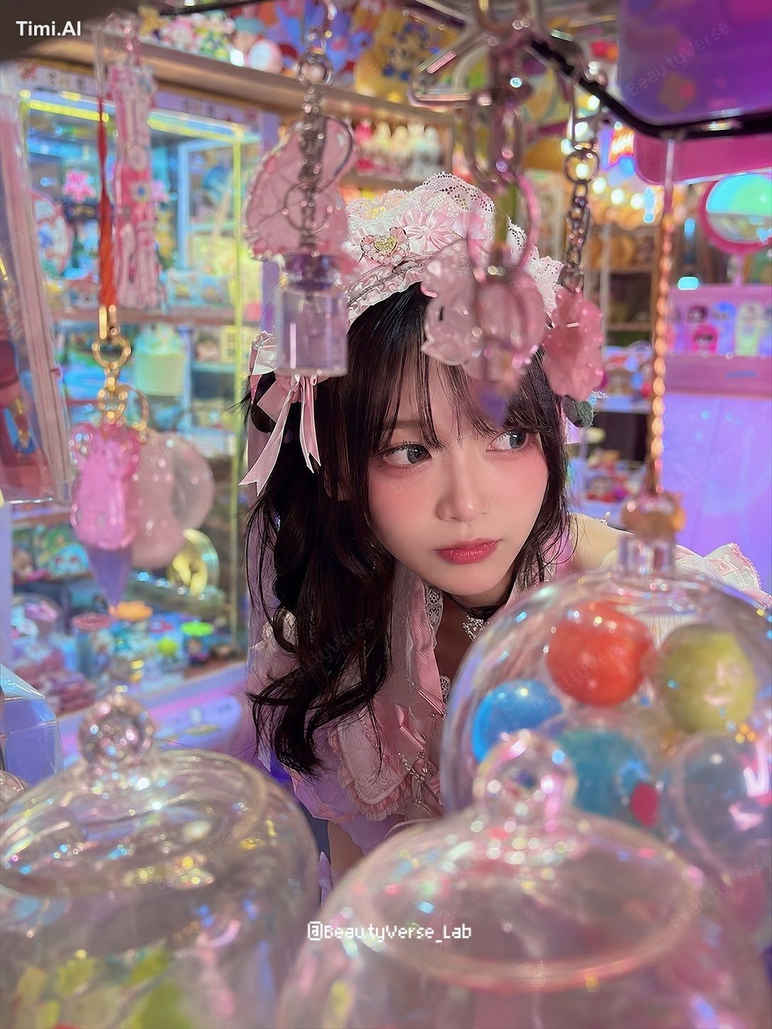 あなたの人物に、この可愛くてカラフルなキャンディのような効果を適用できます✨ 使い方： 1.適用したい人物画像を用意する 2.下の promp… 1