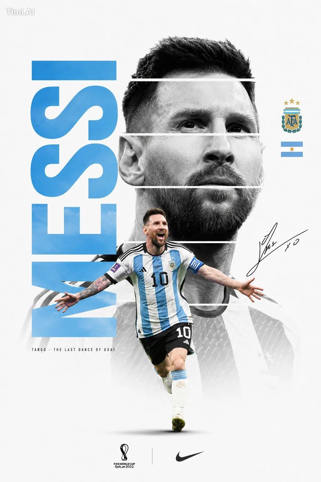 Create a premium FIFA World Cup poster design featuring a legendary foo… 1
