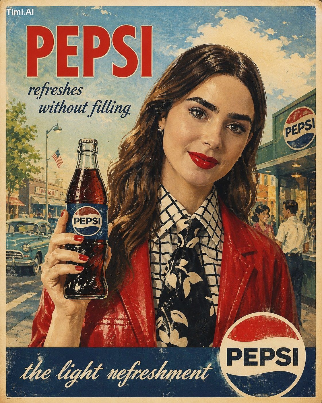 Authentic 1960s American advertising poster for [COCA COLA], vintage mi… 1