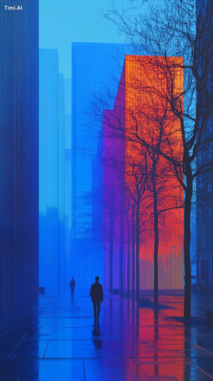 Surreal, New York, cityscape, --chaos 10 --ar 9:16 --style raw --sref 1…